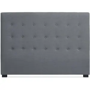 MENZZO Tête de lit Luxor 160cm Tissu Gris
