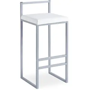 Comparateur de prix : Menzzo Tabouret de Bar Design "Dakota" 80cm Blanc