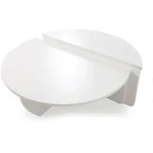 Comparateur de prix : MENZZO Set de 2 tables basses design Glowik Blanc mat