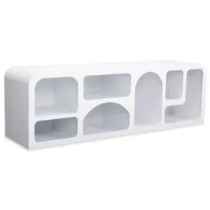 3S. x Home Buffet bas Navalor design arches style troglodyte Blanc pas cher