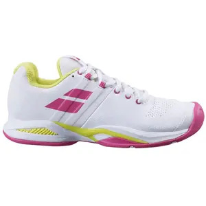 Babolat Chaussures: Babolat Propulse Blast Ac Blanc Rose Femme 31s21447 1058-Taille-37 pas cher