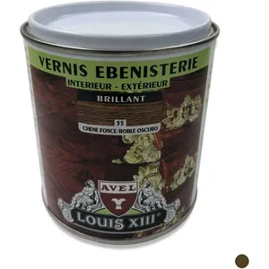 LOUIS XIII Vernis bois brillant - chêne moyen - 500 mL pas cher