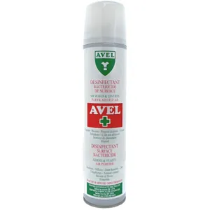 AVEL Désinfectant bactéricide aérosol - surface et atmosphère - 400 mL pas cher
