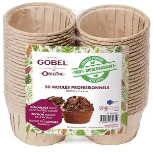 Gobel Pack De 50 Moules Muffin En Papier 7,2 Cm X 4 Cm GobelVendu parrakuten