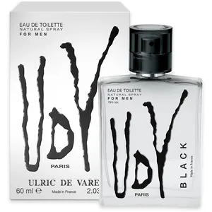 Comparateur de prix : Eau de Toilette - ULRIC DE VARENS - Black 60ml - Homme - Boisé