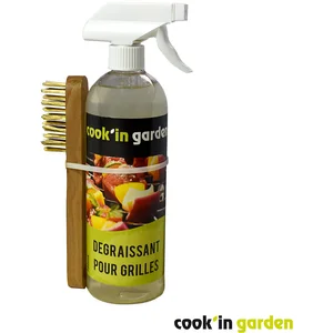 Comparateur de prix : cook'in garden nettoyant pour grille avec brosse - vaporisateur 750 ml