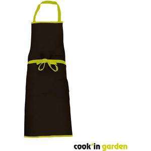 Tablier Cook'in bordeaux et vert Cook'in Garden pas cher