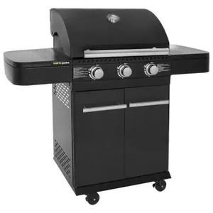 Cook'in Garden - Barbecue au gaz fyra avec thermomètre - 3 brûleurs pas cher