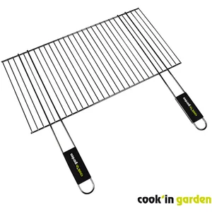 Comparateur de prix : Grille de cuisson barbecue Cook'in Garden 57 x 30 cm chrome Cook'in Garden