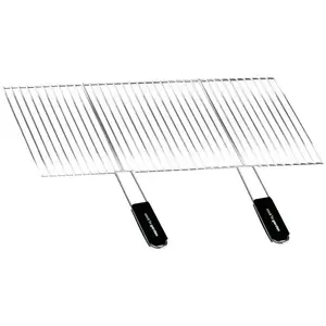 Comparateur de prix : Cook'In Garden Grille acier recoupable - 2 poignées - L.70xP.40 cm