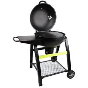 Cook'in Garden - Barbecue à charbon 59cm avec chariot ch529t pas cher