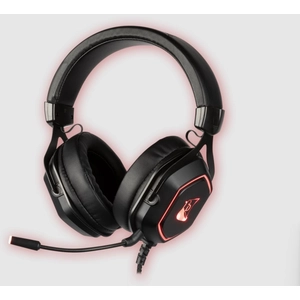 Micro-casque gaming filaire Konix Drakkar Ragnarök Evo Pro 7.1 Noir pas cher