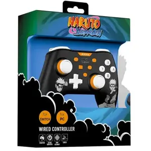 Comparateur de prix : Manette Gaming filaire pour Nintendo Switch Konix Naruto Noir