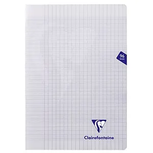 Cahier de 96 pages Seyès Clairefontaine Mimesys 21 x 29,7 cm Incolore pas cher