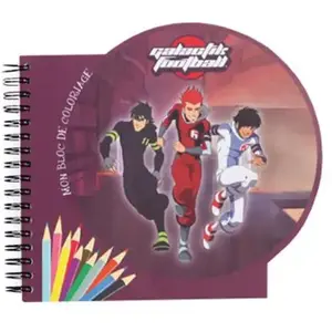 Clairefontaine Galactik Football - Tunnel - Carnet de coloriage