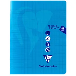 Cahier piqué Musique & Chant Mimesys - CLAIREFONTAINE - 48 pages - Gra... pas cher