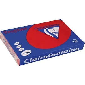 Ramette Papier Clairefontaine A4 160G Groseille pas cher