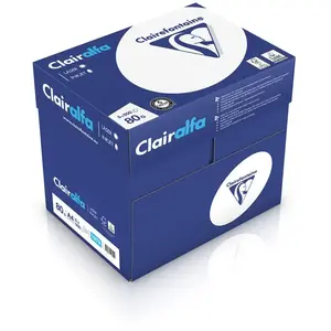Comparateur de prix : Clairefontaine - Ramette de 500 feuilles de papier A4 80g EFC blanc x 5