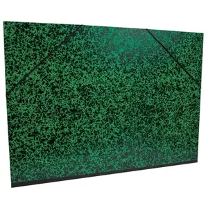Carton à dessin - CLAIREFONTAINE - Annonay - Vert - 52x72 cm - Élastique pas cher