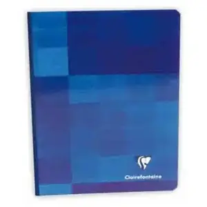 CLAIREFONTAINE Cahier broché 21 x 29,7 cm 288 pages 90g grands carreaux Coloris Aléatoire pas cher