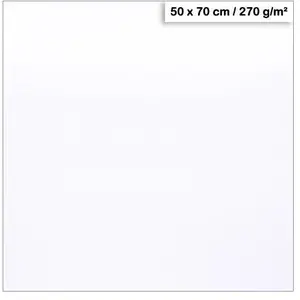 Comparateur de prix : Clairefontaine Feuille Maya - Blanc - 270g - 50x70cm