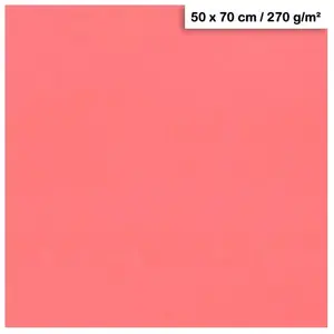 Clairefontaine Papier Maya - 270g - Rose clair - 50 x 70 cmVendu parscrapmalin