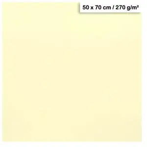 Clairefontaine Feuille Maya - Ivoire - 270g - 50x70cm