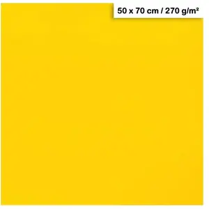 Clairefontaine Papier Maya - 270g - Jaune soleil - 50 x 70 cmVendu parscrapmalin