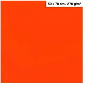 Clairefontaine Papier Maya - 270g - Orange - 50 x 70 cmVendu parscrapmalin