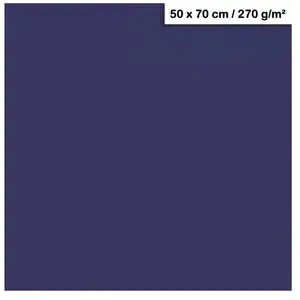 Clairefontaine Papier Maya - 270g - Bleu nuit - 50 x 70 cm