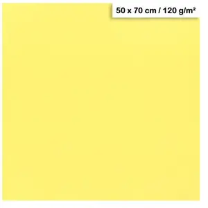 Clairefontaine Papier Maya - 120g - Jaune paille - 50 x 70 cmVendu parscrapmalin