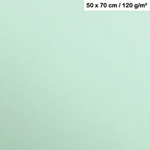 Clairefontaine Papier Maya - 120g - Vert menthe - 50 x 70 cmVendu parscrapmalin