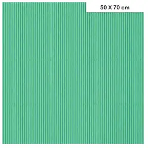 Clairefontaine Carton ondulé mini - Turquoise -220g - 50 x 70 cmVendu parscrapmalin