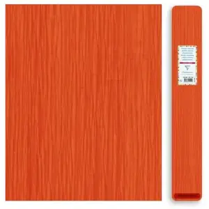 Clairefontaine Rouleau de papier crépon 75% 2,50x0,50m orange pas cher