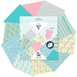 Comparateur de prix : Papier origami Clairefontaine - 3 formats - California - 60 feuilles