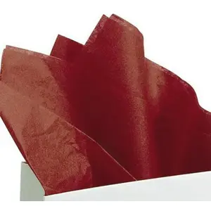 Clairefontaine Papier de soie 18g/m² x8f. - Bordeaux - 50 x 75 cm pas cher