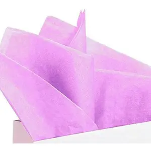 Clairefontaine Papier de soie 18g/m² x8f. - Parme - 50 x 75 cm pas cher