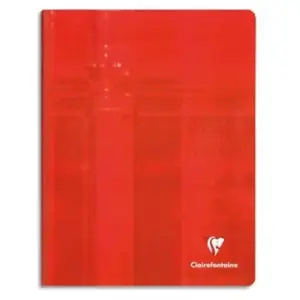 Cahier - CLAIREFONTAINE - 17x22 cm - 192 pages - 90g - Grands carreaux Seyès pas cher