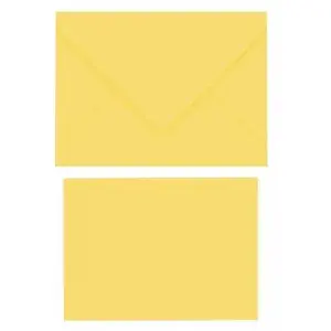 Clairefontaine 31648C - Un combiné Pollen comprenant 5 enveloppes 7,5x...