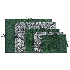 Carton à dessin - CLAIREFONTAINE - Annonay - Vert - 37x52 - Cordons pas cher