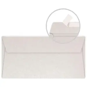 Comparateur de prix : Pollen - 20 enveloppes rectangulaires 9 x 14 cm - Blanc irisé