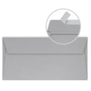 Comparateur de prix : Clairefontaine Pollen - 20 enveloppes rectangulaires 9 x 14 cm - Argent