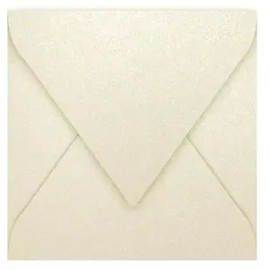 Comparateur de prix : Paquet de 20 enveloppes Pollen 165x165mm Ivoire Irisé 120g