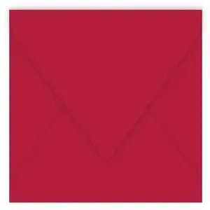 Comparateur de prix : Enveloppe Pollen Clairefontaine groseille 165 x 165 mm - Paquet de 20