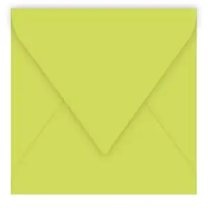 Clairefontaine - Enveloppe Pollen vert bourgeon 165 x 165 mm - Paquet de 20 pas cher
