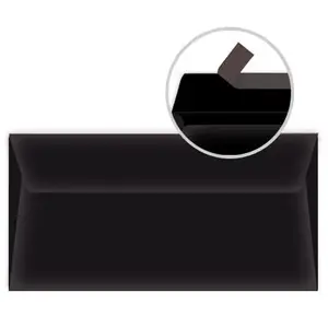Enveloppes - CLAIREFONTAINE - POLLEN - Paquet de 20 - 114x162 mm - Couleur Noir pas cher