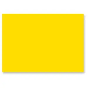 Clairefontaine Pollen - 25 cartes rectangulaires 11 x 15.5 cm - Jaune soleil
