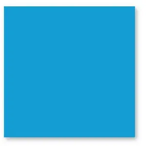 Clairefontaine Paquet de 25 cartes simples Pollen 160x160mm Bleu Turquoise 210g