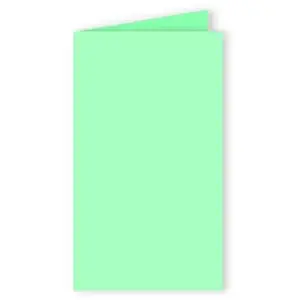 Pollen Carte 210g pliée 106x213 vert jade pqt 25 pas cher