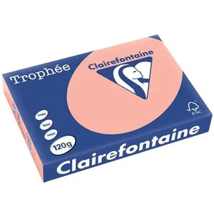 Comparateur de prix : Clairefontaine Ramette 250 Feuilles Papier 120g A4 210x297 mm Certifié FSC PÊCHE